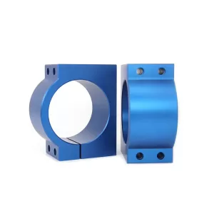 Custom Anodized Blue Aluminum Parts CNC Turning Exporter B2B