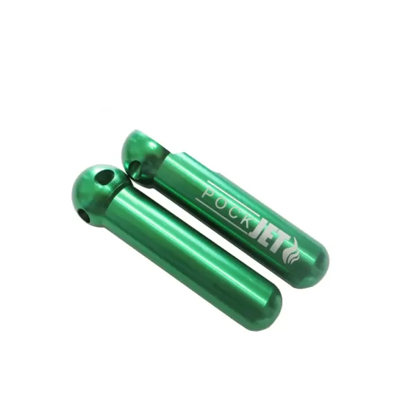 Custom Turning 6061 Aluminum Parts Anodized Green