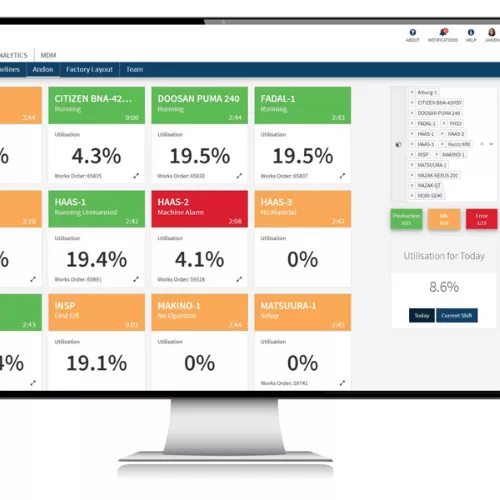 very popular CNC machine tool monitoring software in China