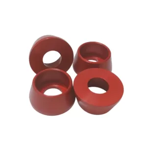 Aluminum Parts Anodized Red CNC Turning