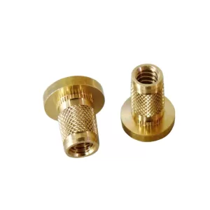 CNC Turned 464 Brass Parts Insert Nut For Sale