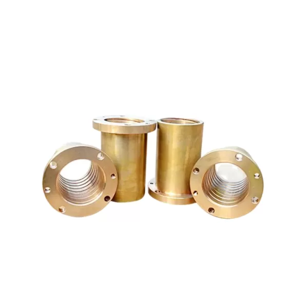 CNC Turning Brass Nonbrand Flanges Bushing Example