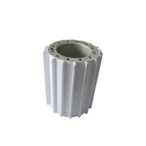 CNC Customized 7075 Aluminum Alloy Cylinder Anodized Silver