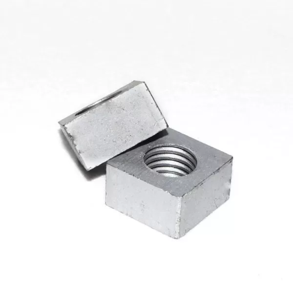 Cnc Milling Square Nuts Carbon Steel Electrogalvanized (4)
