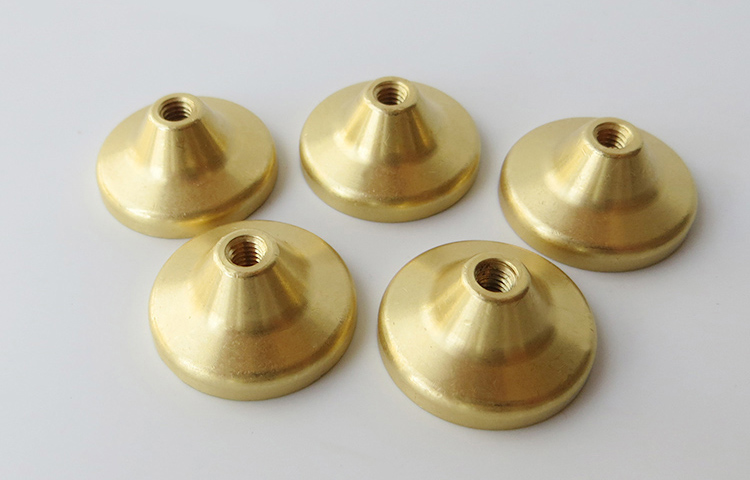 cnc machined brass furniture knobs