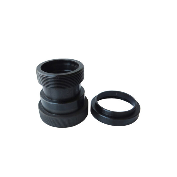 custom cnc steel lens adapter parts