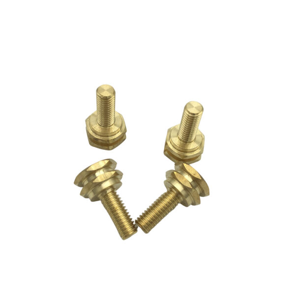 cnc machined brass screw 3mm