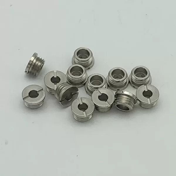 custom cnc machined steel nuts