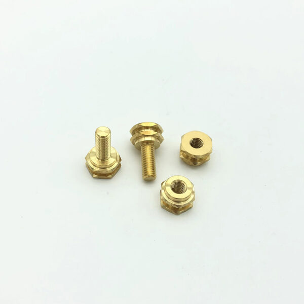 oem custom brass screw 3mm