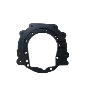 CNC Milled Aluminum Parts Black Large Adapter Plate