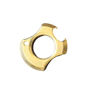 Brass CNC Bottle Opener Single Finger EDC Machining