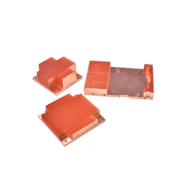 semiconductor cnc parts copper heat sink