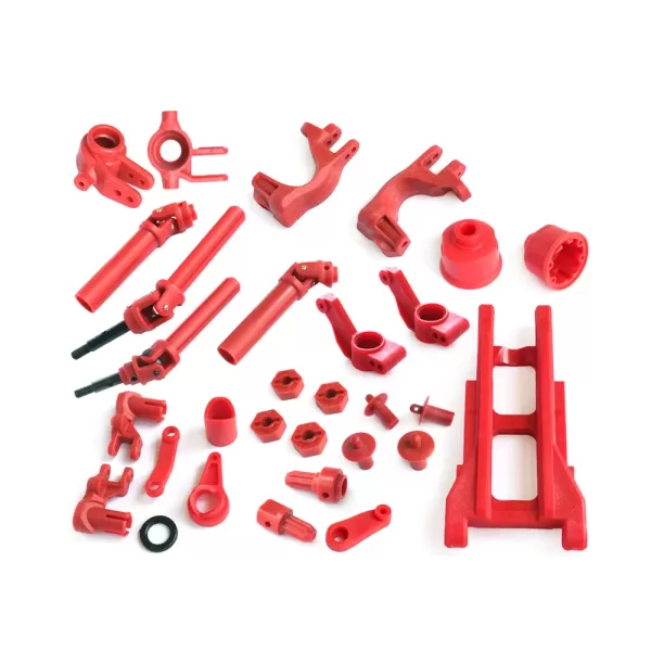 cnc milling transmission parts red nylon accessories (1)