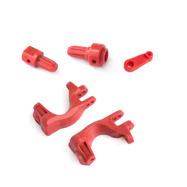 cnc milling transmission parts red nylon accessories (3)
