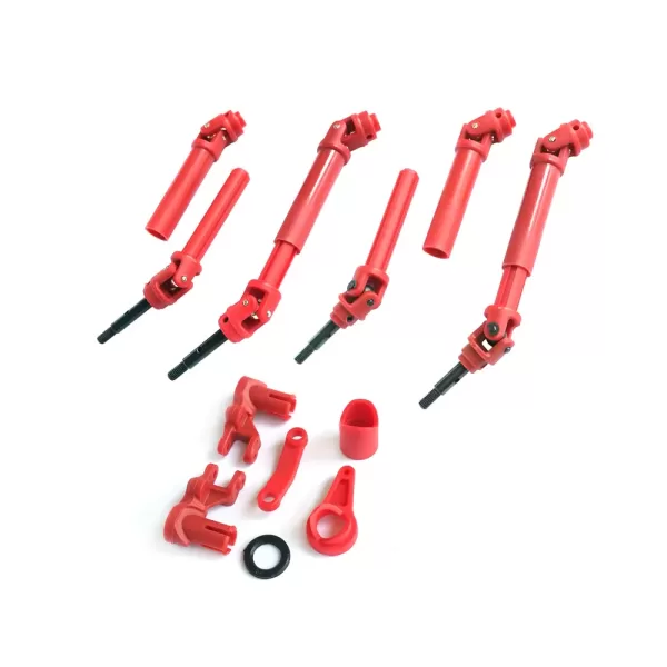 cnc milling transmission parts red nylon accessories (4)