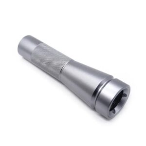 cnc turning custom flashlight housing aluminum alloy (3)
