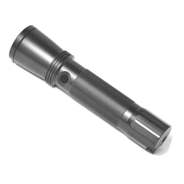 cnc turning custom flashlight housing aluminum alloy (4)