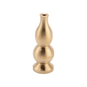 CNC Machined Brass Hollow Gourds Feng Shui Accessories