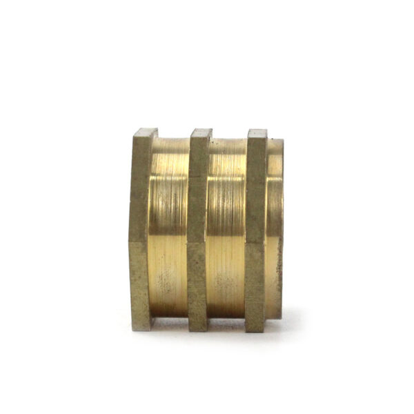 cnc machined hexagonal brass nut non-standard metal insert (3)